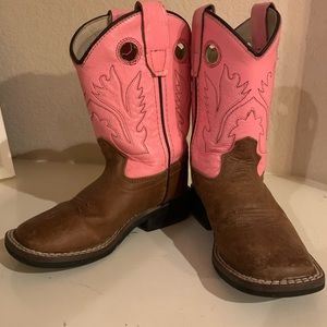 ⭐️ Little girls Old West boots size 7.5 EUC ⭐️